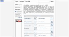 Desktop Screenshot of iowaconcerts.net